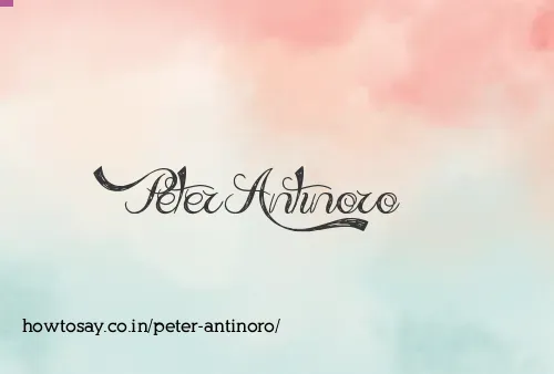 Peter Antinoro