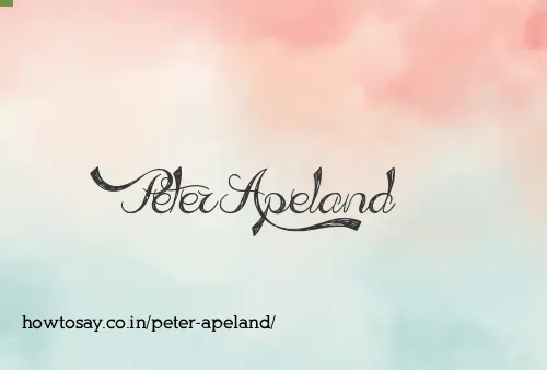 Peter Apeland