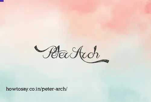 Peter Arch