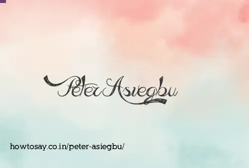 Peter Asiegbu