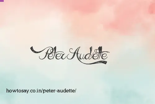 Peter Audette