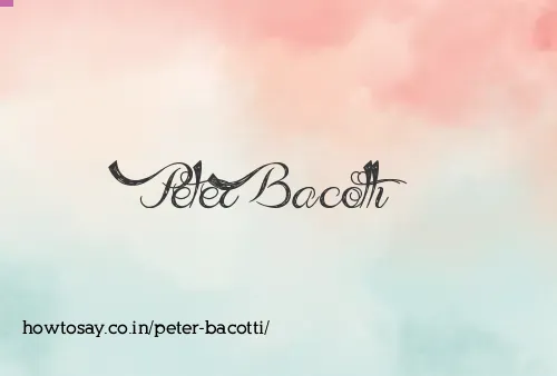 Peter Bacotti
