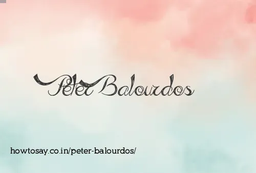 Peter Balourdos