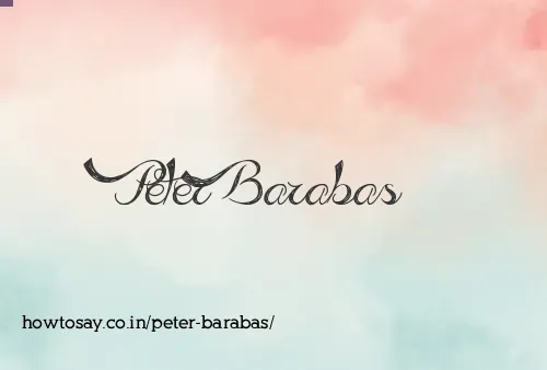 Peter Barabas