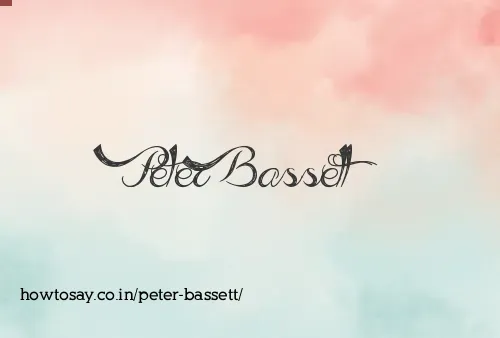 Peter Bassett