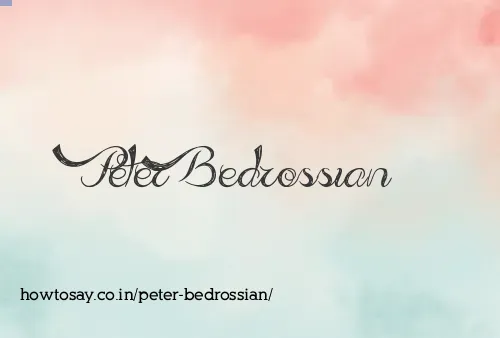 Peter Bedrossian