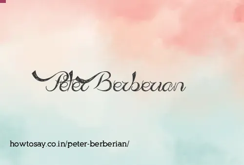 Peter Berberian
