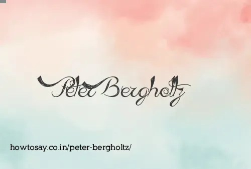 Peter Bergholtz
