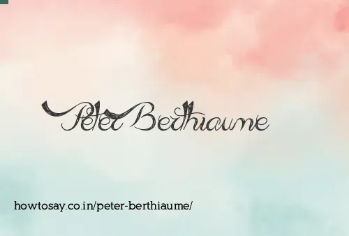 Peter Berthiaume