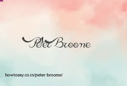 Peter Broome