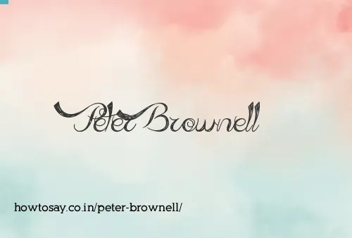 Peter Brownell