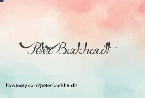 Peter Burkhardt