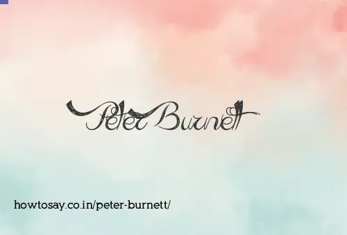 Peter Burnett