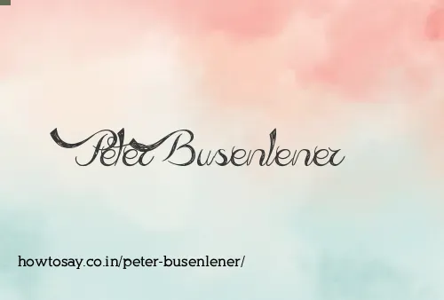 Peter Busenlener