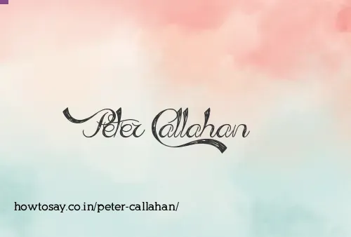 Peter Callahan