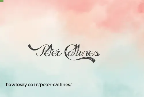 Peter Callines