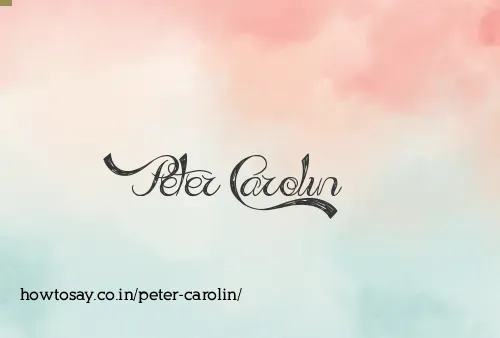 Peter Carolin