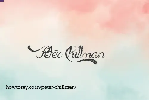 Peter Chillman