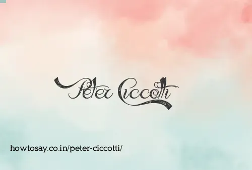 Peter Ciccotti