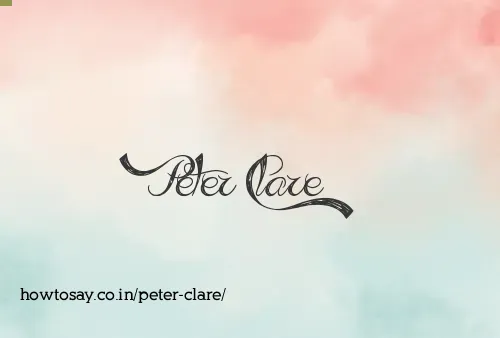 Peter Clare