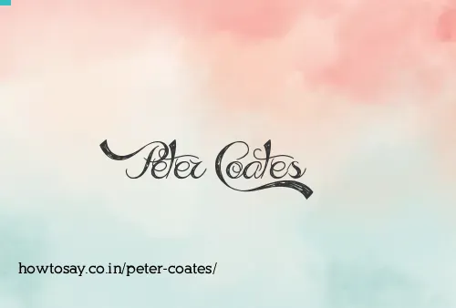 Peter Coates