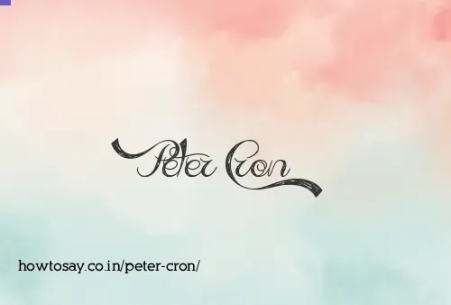 Peter Cron