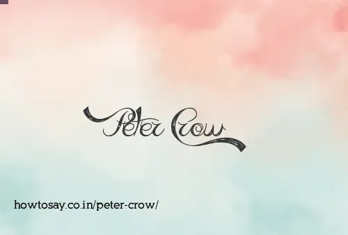 Peter Crow