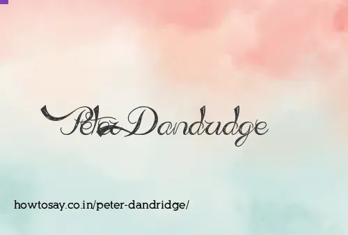 Peter Dandridge
