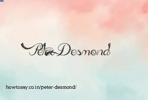 Peter Desmond