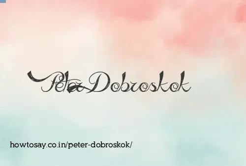 Peter Dobroskok