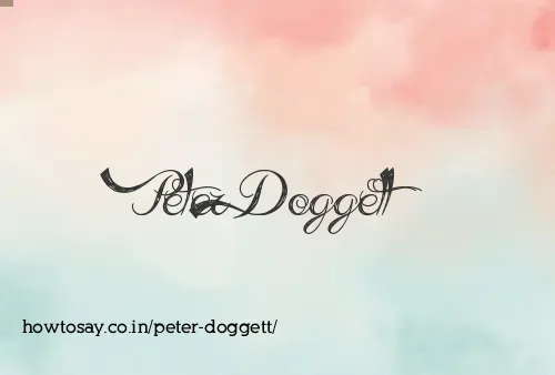 Peter Doggett
