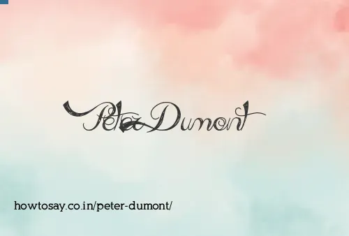 Peter Dumont