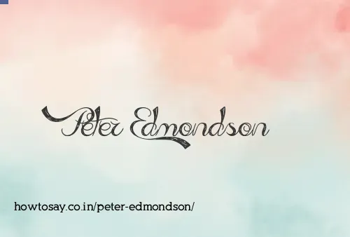Peter Edmondson