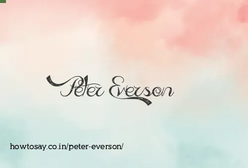 Peter Everson
