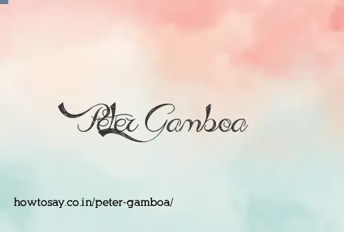 Peter Gamboa
