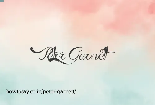 Peter Garnett
