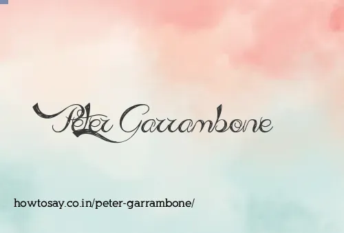 Peter Garrambone
