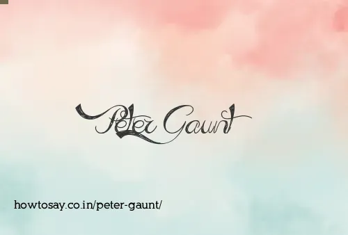 Peter Gaunt