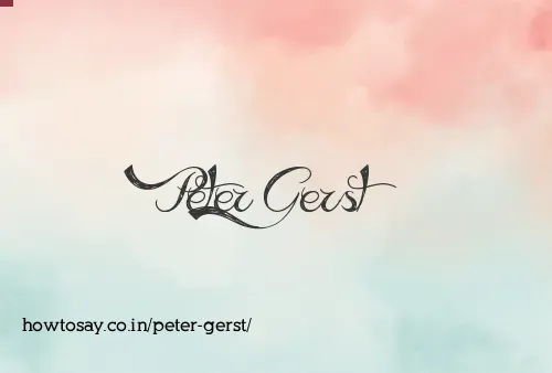 Peter Gerst