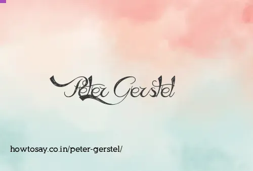 Peter Gerstel