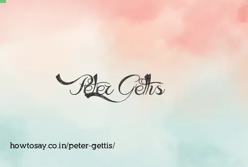 Peter Gettis