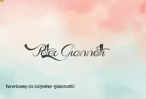 Peter Giannotti