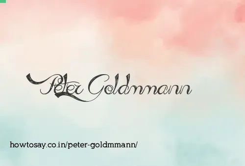 Peter Goldmmann