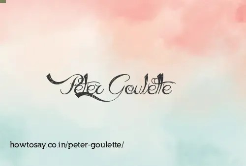 Peter Goulette
