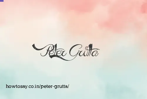 Peter Grutta