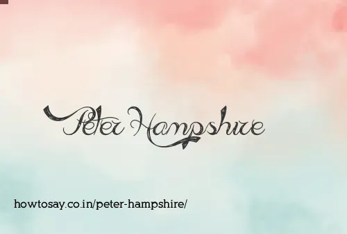 Peter Hampshire