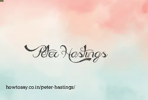 Peter Hastings