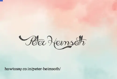 Peter Heimsoth