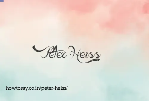 Peter Heiss