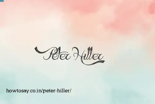 Peter Hiller